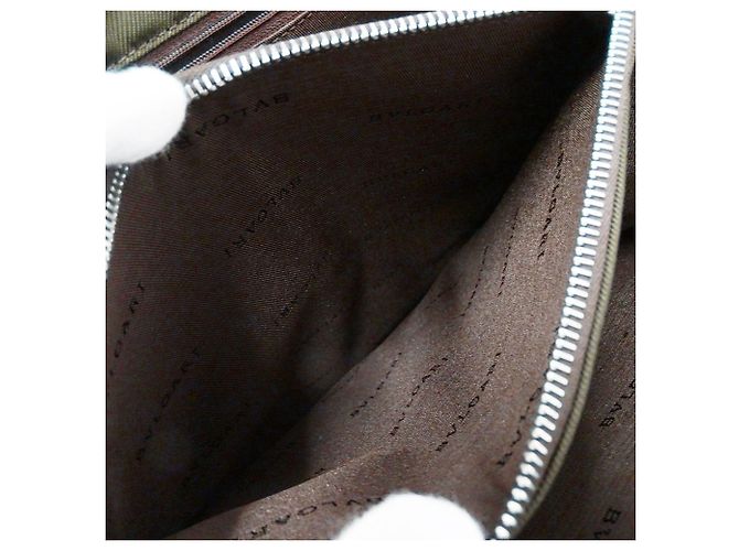 Bulgari Borsa a Spalla Bvlgari Classico Verde Cachi - vista 8