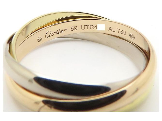 Anello Cartier Trinity SM in oro 18K - vista 5
