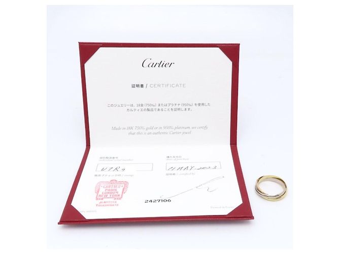 Anello Cartier Trinity SM in oro 18K - vista 6