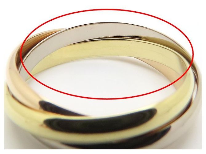 Anello Cartier Trinity SM in oro 18K - vista 9