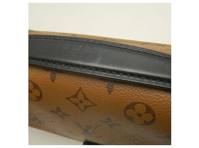 Borsa Louis Vuitton Monogram Reverse Pochette Metis MM Marrone - vista 12