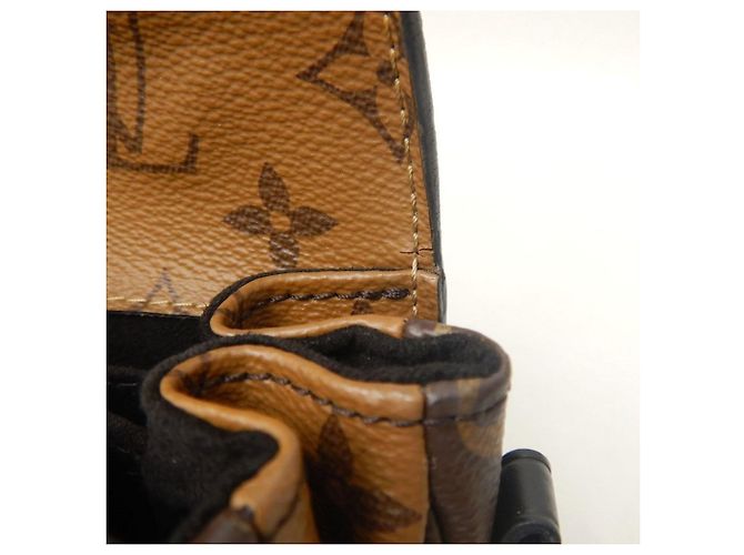 Borsa Louis Vuitton Monogram Reverse Pochette Metis MM Marrone - vista 21