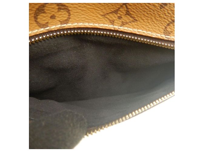 Borsa Louis Vuitton Monogram Reverse Pochette Metis MM Marrone - vista 22