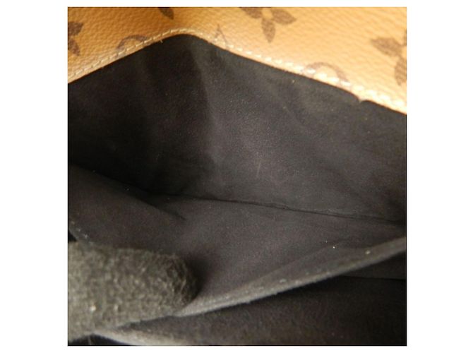 Borsa Louis Vuitton Monogram Reverse Pochette Metis MM Marrone - vista 23