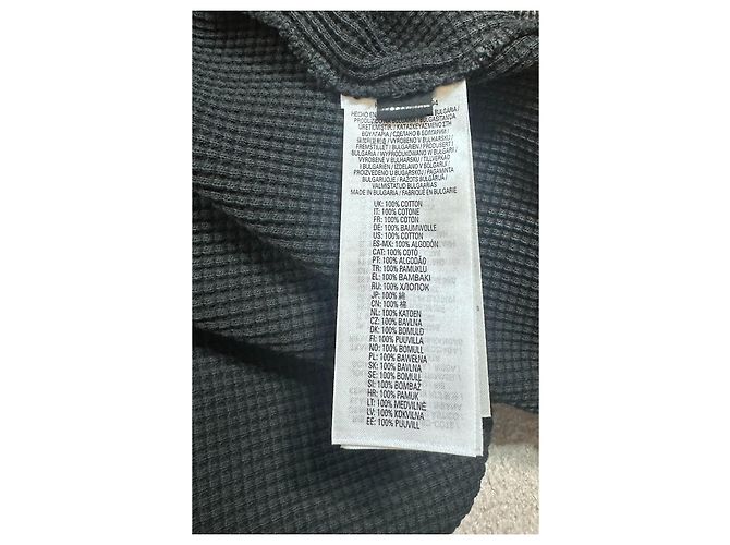 Diesel S-Ginafy-Zip Waffelstrickjacke Grau - Ansicht 7