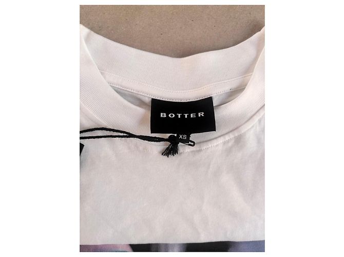 Autre Marque T-shirt Botter "Global Warning" in cotone bianco Multicolore - vista 3