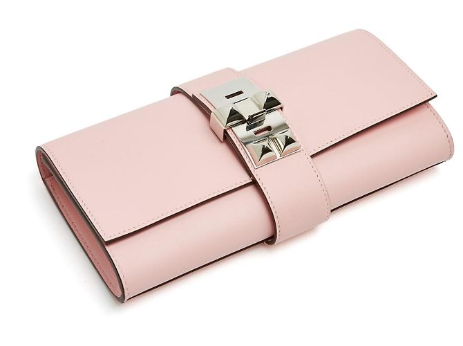 Médor Hermès 2019 Sac Pochette Collier de Chien Medor 23 Sakura Pink Bag Clutch Hermes Rosa - vista 2