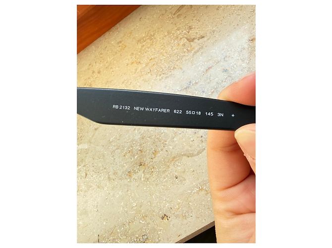 Ray-Ban New Wayfarer RB 2132 Occhiali da sole - Nero - vista 6
