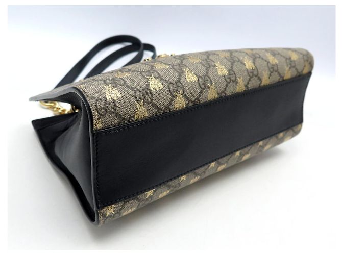 BOLSA GUCCI PADLOCK SMALL CHAIN TOILE GG SUPREME ABEILLE 498156 - vista 4
