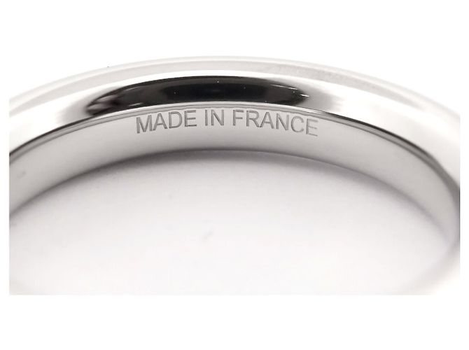 Ring Hermès NUOVO ANELLO PER FULAR HERMES MINI DOG ACCIAIO PALLADIO CLOUS DORATI Argento - vista 4