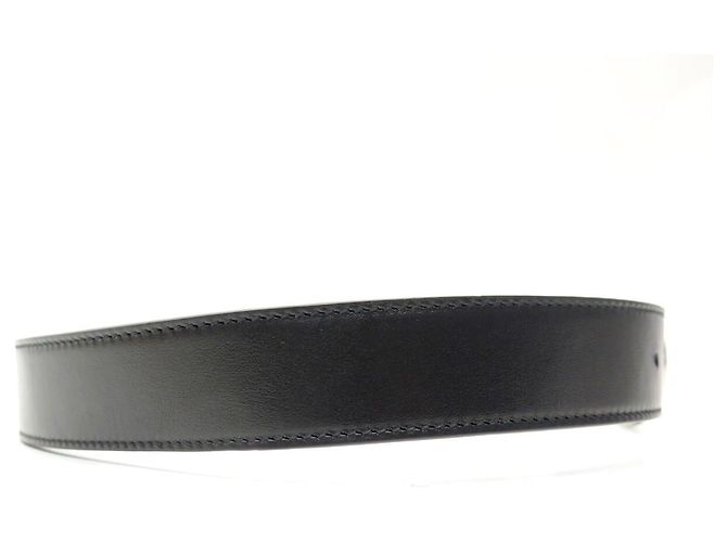 GUCCI MARMONT GG BOUCLE REVERSIBLE T65 CANVAS MONOGRAMM & LEDER GÜRTEL Schwarz - Ansicht 8