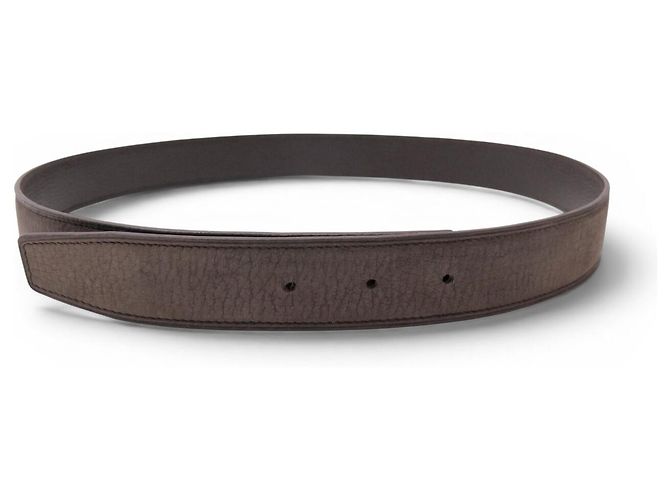 Hermès NEUER HERMES GÜRTEL T80 32MM REVERSIBEL GRAINLEDER BRAUN WILDLEDER - Ansicht 10