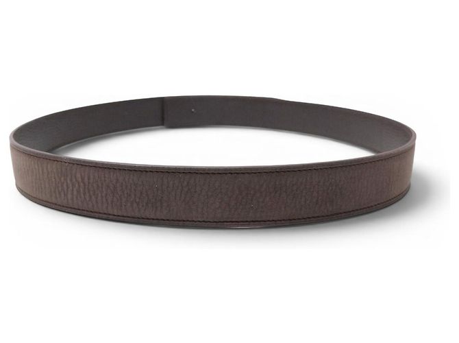 Hermès NEUER HERMES GÜRTEL T80 32MM REVERSIBEL GRAINLEDER BRAUN WILDLEDER - Ansicht 12