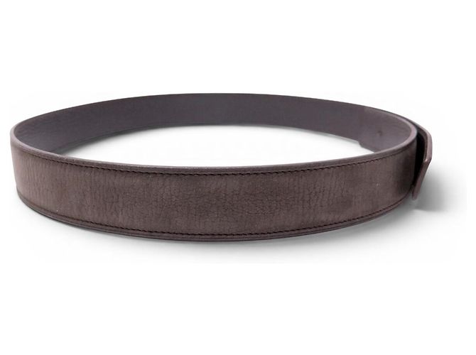 Hermès NEUER HERMES GÜRTEL T80 32MM REVERSIBEL GRAINLEDER BRAUN WILDLEDER - Ansicht 13