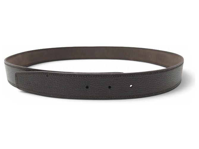 Hermès NEUER HERMES GÜRTEL T80 32MM REVERSIBEL GRAINLEDER BRAUN WILDLEDER - Ansicht 2
