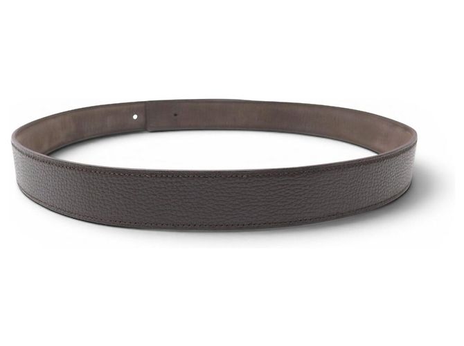 Hermès NEUER HERMES GÜRTEL T80 32MM REVERSIBEL GRAINLEDER BRAUN WILDLEDER - Ansicht 4