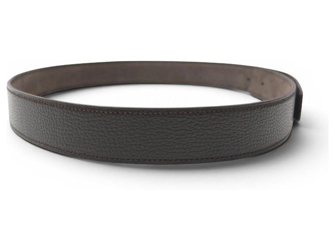 Hermès NEUER HERMES GÜRTEL T80 32MM REVERSIBEL GRAINLEDER BRAUN WILDLEDER - Ansicht 5