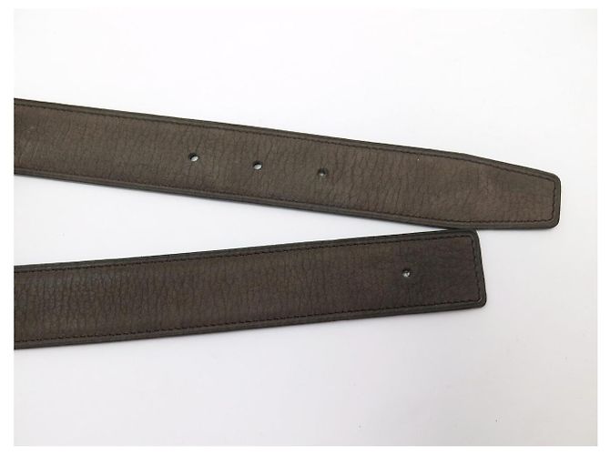 Hermès NEUER HERMES GÜRTEL T80 32MM REVERSIBEL GRAINLEDER BRAUN WILDLEDER - Ansicht 9