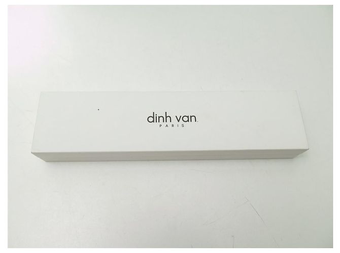 NUOVO COLLANA DINH VAN MANOLETTE R12 IN ORO BIANCO 18K E PERLE AKOYA Argento - vista 8