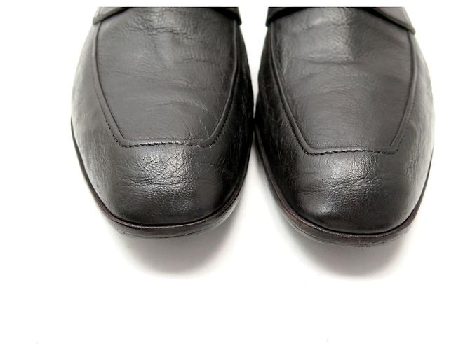 SCARPE BERLUTI ANDY 10.5 44.5 MOCASSINI IN PELLE MORBIDA Marrone - vista 4