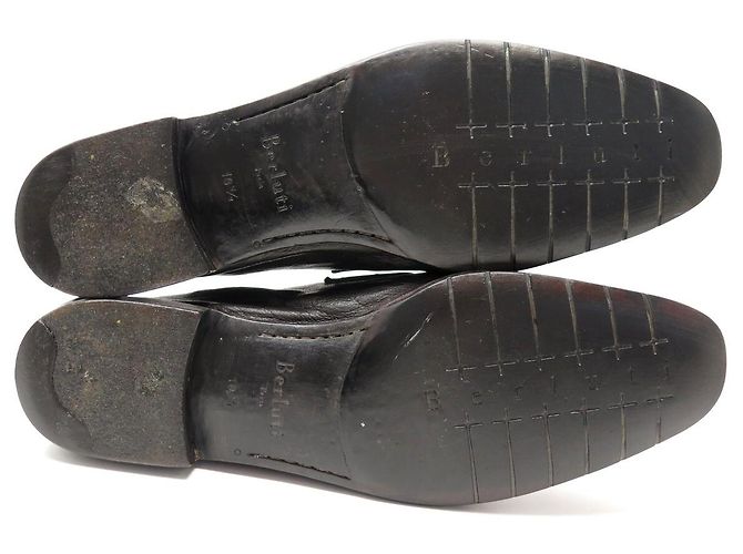 SCARPE BERLUTI ANDY 10.5 44.5 MOCASSINI IN PELLE MORBIDA Marrone - vista 6