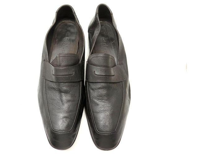 SCARPE BERLUTI ANDY 10.5 44.5 MOCASSINI IN PELLE MORBIDA Marrone - vista 8
