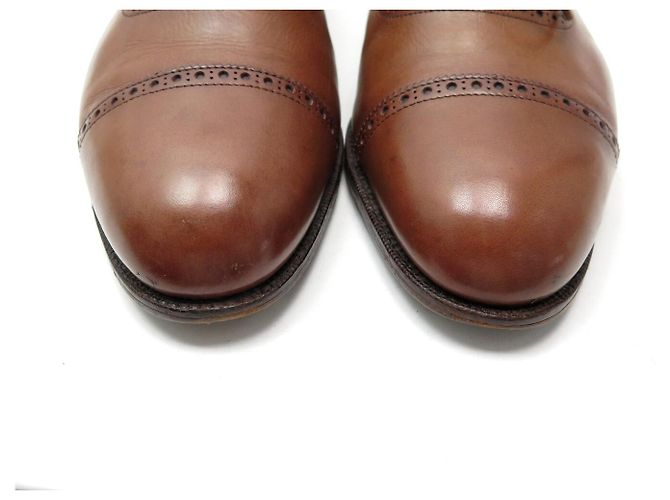 Autre Marque SCARPE EDWARD GREEN CANTERBURY OXFORD 10.5 44.5 PELLE MARRONE - vista 4