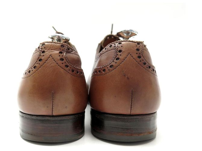 Autre Marque SCARPE EDWARD GREEN CANTERBURY OXFORD 10.5 44.5 PELLE MARRONE - vista 5