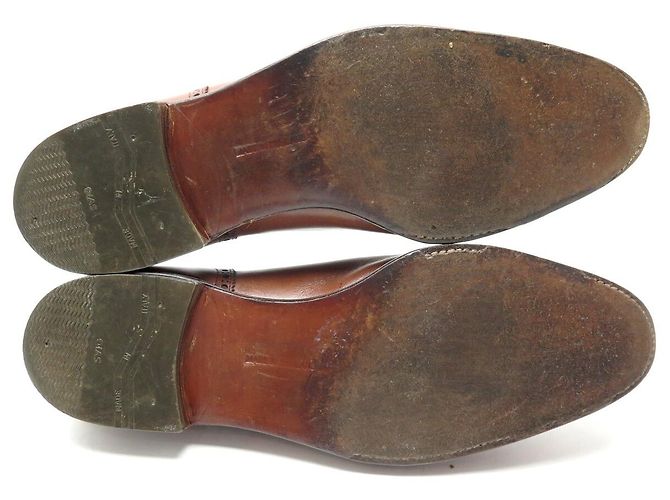 Autre Marque SCARPE EDWARD GREEN CANTERBURY OXFORD 10.5 44.5 PELLE MARRONE - vista 6