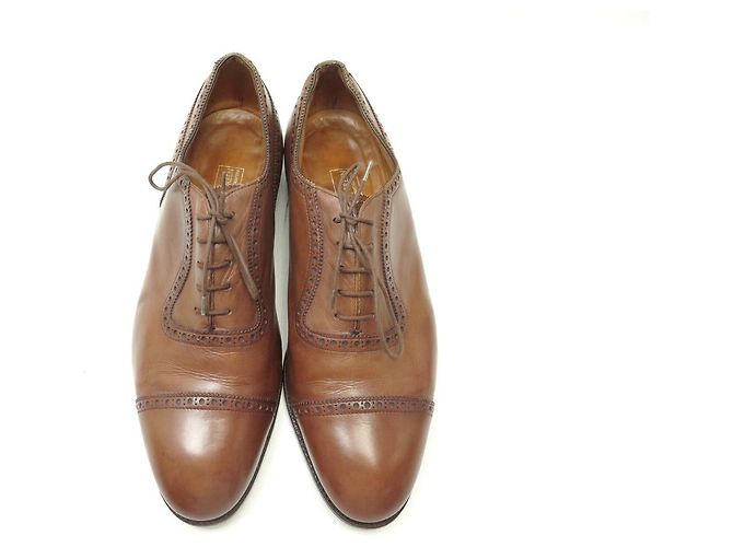 Autre Marque SCARPE EDWARD GREEN CANTERBURY OXFORD 10.5 44.5 PELLE MARRONE - vista 8