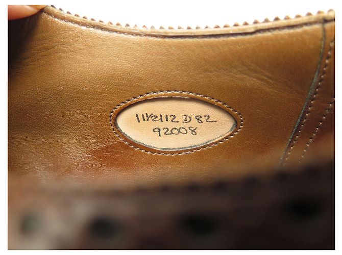Autre Marque SCARPE EDWARD GREEN X LEFFOT CADOGAN 92008 RICHELIEU 11.5E 45.5 Marrone - vista 10