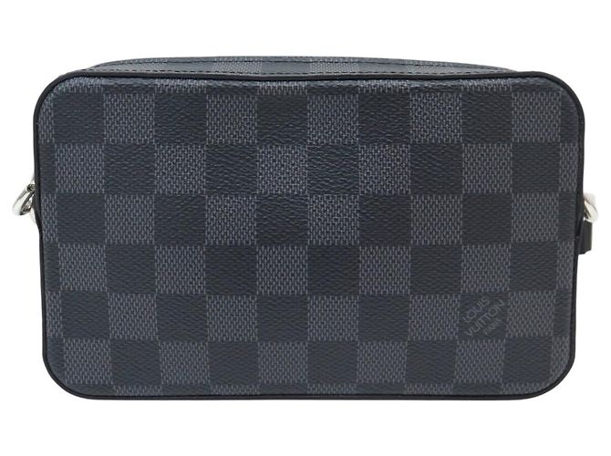 Louis Vuitton NEW VUITTON ALPHA WEARABLE N60418 DAMIER WALLET POUCH BAG Grey - view 2