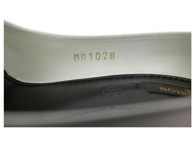 SCARPE LOUIS VUITTON PLATAFORMA FUTURISTICA XO8E4J 38 PELLE BIANCA - vista 8