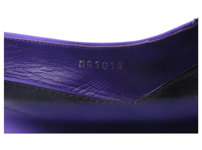 SCARPE LOUIS VUITTON PLATFORM FUTURISTICHE 38 IN SATEN VIOLA Porpora - vista 10