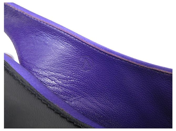 SCARPE LOUIS VUITTON PLATFORM FUTURISTICHE 38 IN SATEN VIOLA Porpora - vista 11