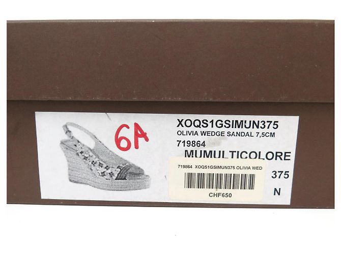 SCARPE CON TACCO LOUIS VUITTON OLIVIA 37.5 FIORI MULTICOLORE - vista 17