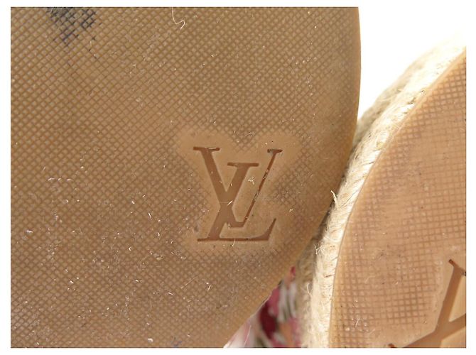 SCARPE CON TACCO LOUIS VUITTON OLIVIA 37.5 FIORI MULTICOLORE - vista 8