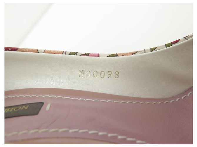 SCHUHE LOUIS VUITTON OLIVIA 38.5 MULTIFARBENE BLUMEN PUMPS Mehrfarben - Ansicht 10