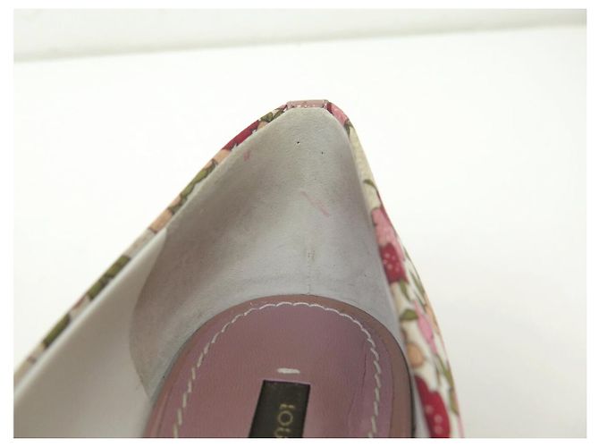 SCHUHE LOUIS VUITTON OLIVIA 38.5 MULTIFARBENE BLUMEN PUMPS Mehrfarben - Ansicht 11