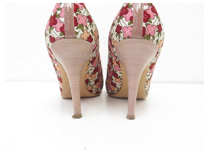 SCHUHE LOUIS VUITTON OLIVIA 38.5 MULTIFARBENE BLUMEN PUMPS Mehrfarben - Ansicht 6
