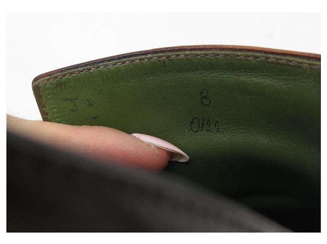 SCARPE MOCASSINI BERLUTI ANDY TAGLIA 8 42 PELLE PATINATA Marrone - vista 9