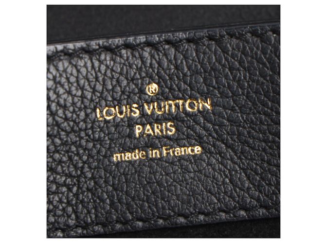 Twist Zaino Louis Vuitton LV Mini Lockme in pelle nera Nero - vista 11