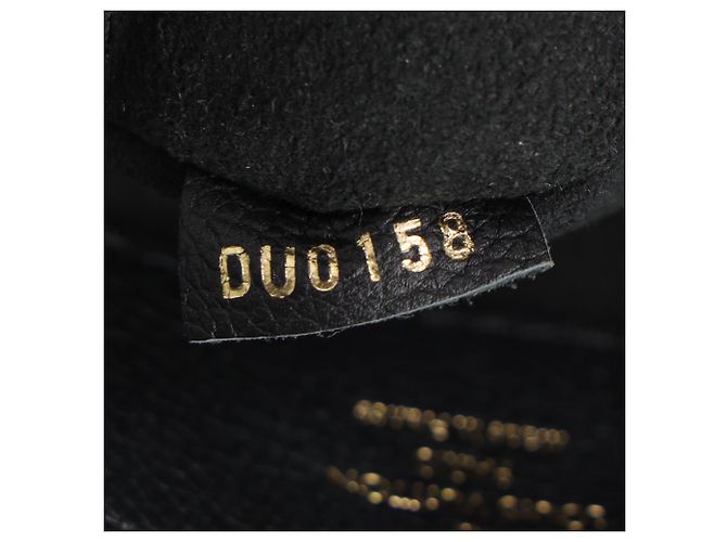 Twist Zaino Louis Vuitton LV Mini Lockme in pelle nera Nero - vista 12