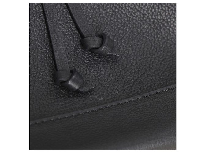Twist Zaino Louis Vuitton LV Mini Lockme in pelle nera Nero - vista 13