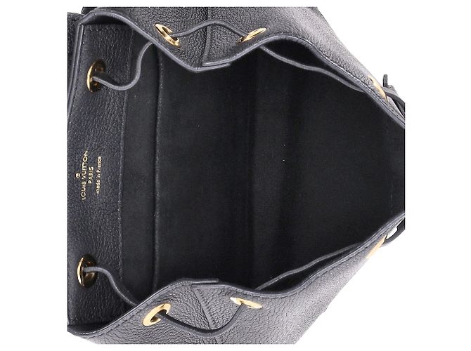 Twist Zaino Louis Vuitton LV Mini Lockme in pelle nera Nero - vista 6