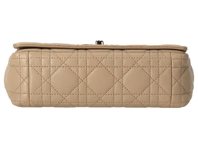 Piccola borsa Dior Caro in pelle beige Stampa python - vista 5