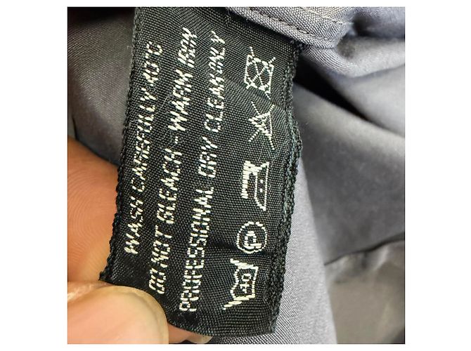 Camisa Tom Ford de botões em algodão cinza escuro - vista 6
