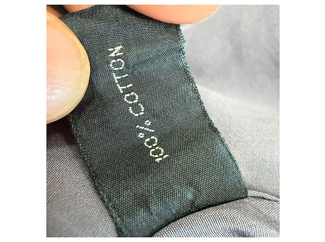 Camisa Tom Ford de botões em algodão cinza escuro - vista 7
