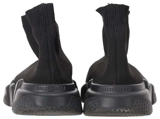 Balenciaga Speed Trainer Shoes in Black Polyester - view 3