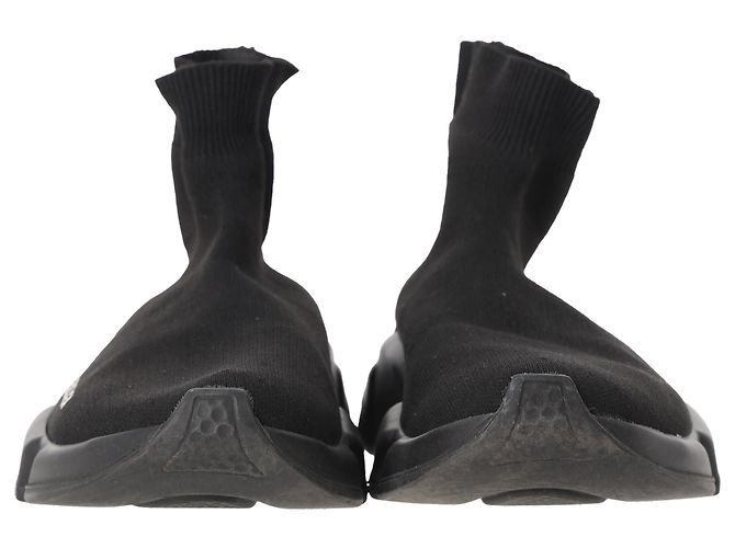 Balenciaga Speed Trainer Shoes in Black Polyester - view 4